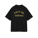 Fear of God Essentials FW24 Black Yellow T-shirt