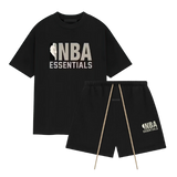 Fear of God Essentials NBA Black Grey Summer Set