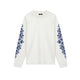 Blue on White