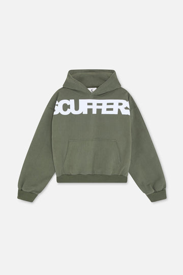 Scuffers Flock Green Hoodie