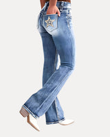 Baggy Denim Jeans – Frost Flared Jeans
