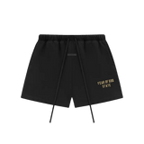 Fear of God Essentials FW24 Black Yellow Korte Broek