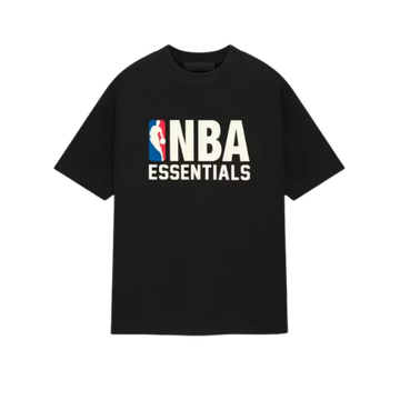 Fear of God Essentials NBA Black White T-shirt