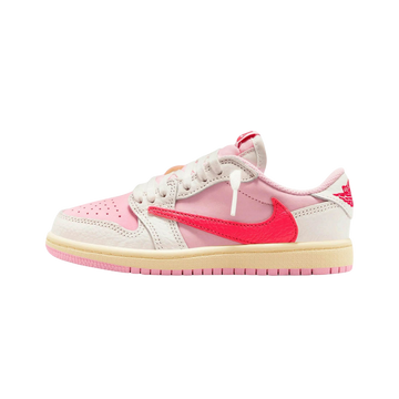 Jordan 1 Retro Low OG SP Travis Scott Sail Tropical Pink (PS)