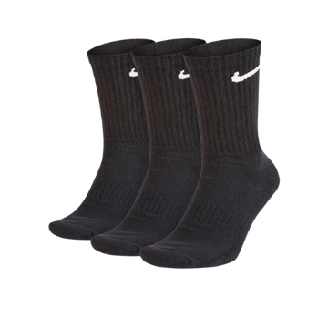 Nike Everyday Cushioned Sports Socks 3 Pack Black