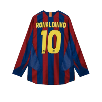 Nike FC Barcelona Re-Issue 2005/06 Ronaldinho #10 Home Jersey