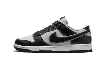 Nike Dunk Low Chenille Swoosh Grey Black